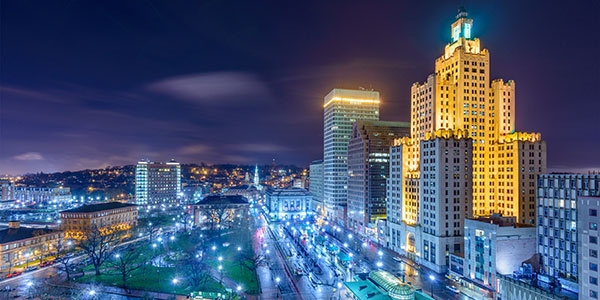 Providence Riverfront and Skyline