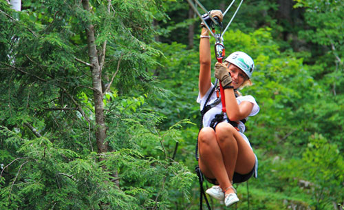 Zip Line - Morningside Flight Park - Charlestown, NH
