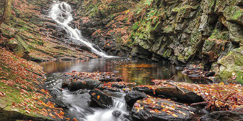 Wylde Brook Falls in Spofford, NH