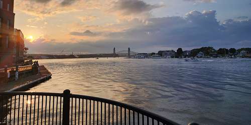 Sunrise over Portsmouth, NH