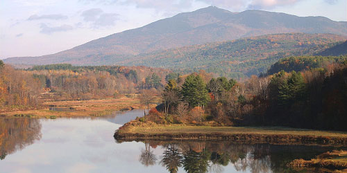 A Fall Lake in the Great North Woods, NH
