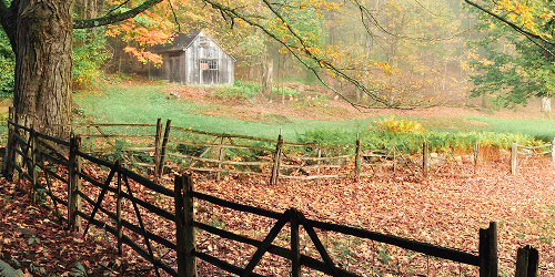 Mystic Fall Barn in the Southern Berkshires