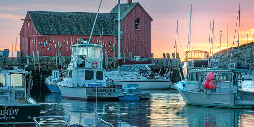 Sunrise at Rockport, MA Motif #1