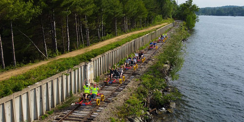 Lakeside Fun - Granite State Rail Bikes - Laconia, NH